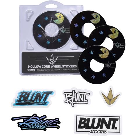 Blunt - 4 Pack Wheel Sticker 120mm - Pacman £5.90